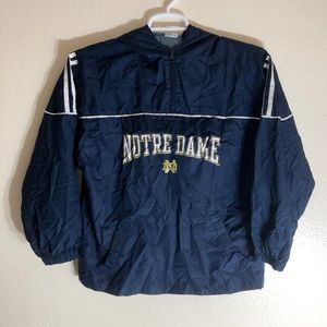 Notre Dame Light Weight Rain Jacket Youth Large